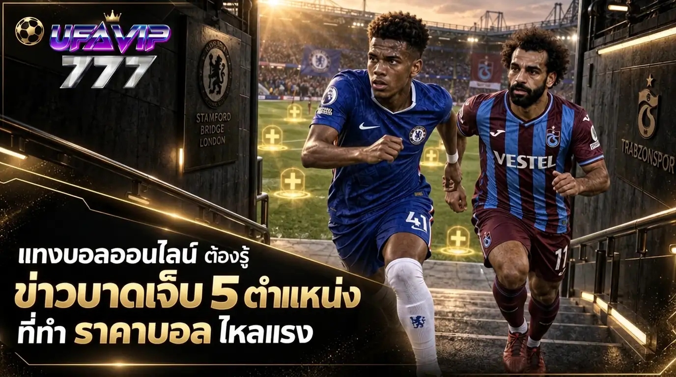 ข่าวบาดเจ็บ 5 ตำแหน่งในสนามที่ทำ ราคาบอล ไหลแรงที่สุด
