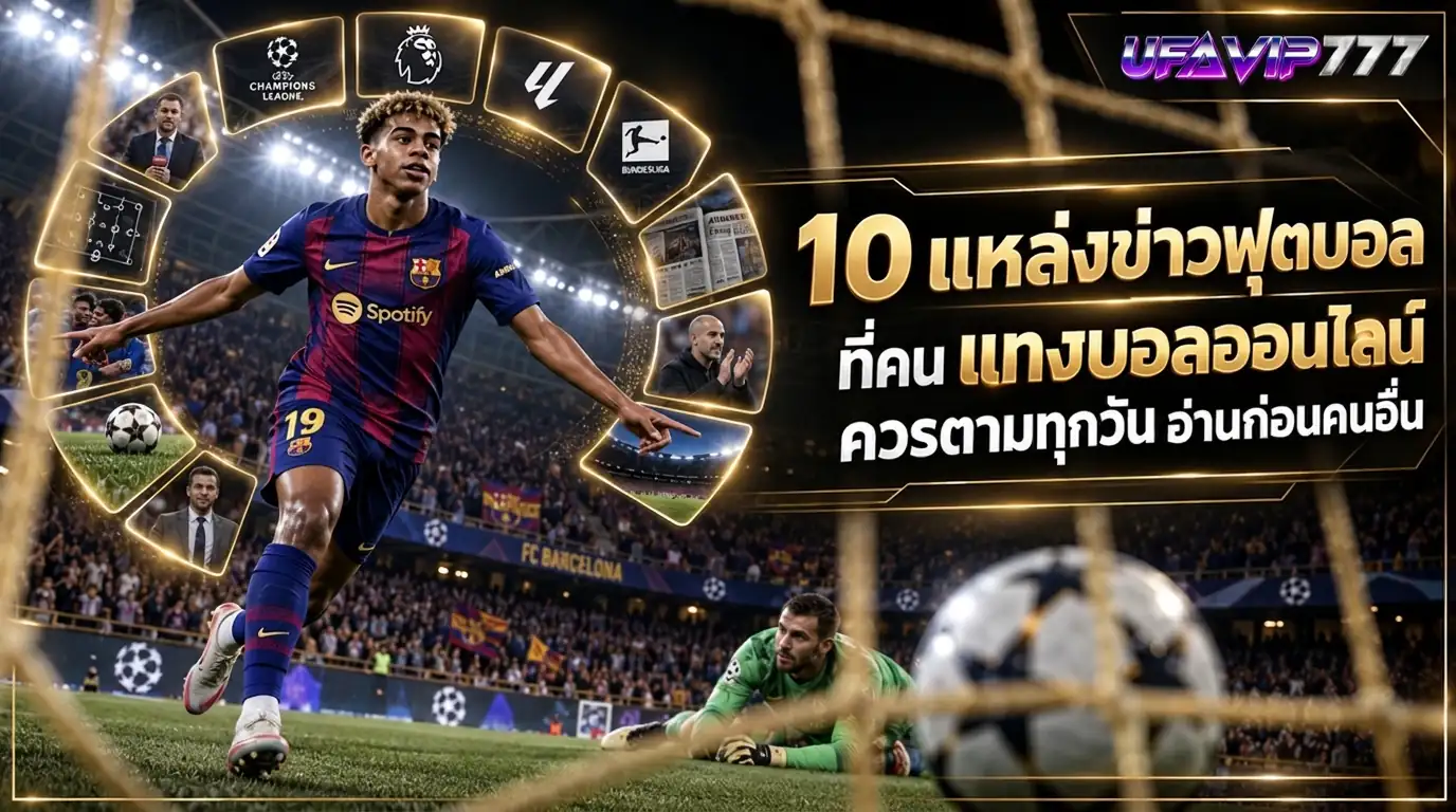 10 แหล่งข่าวฟุตบอลที่คน แทงบอลออนไลน์ ควรตามทุกวัน