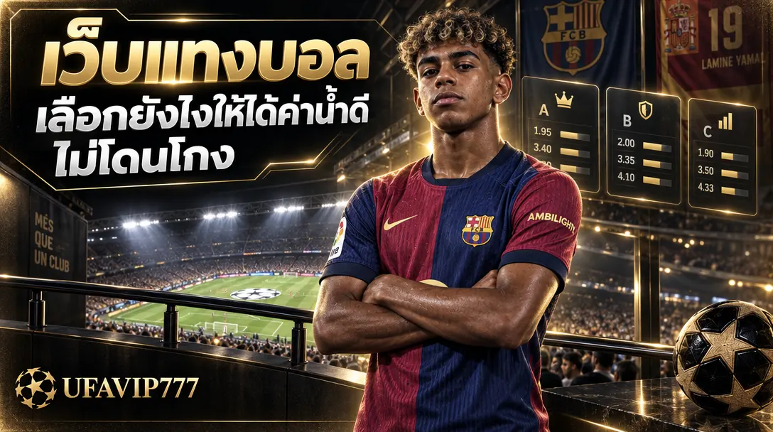 เว็บแทงบอล เลือกยังไงให้ได้ ค่าน้ำดี ไม่โดนโกง ฉบับปี 2026